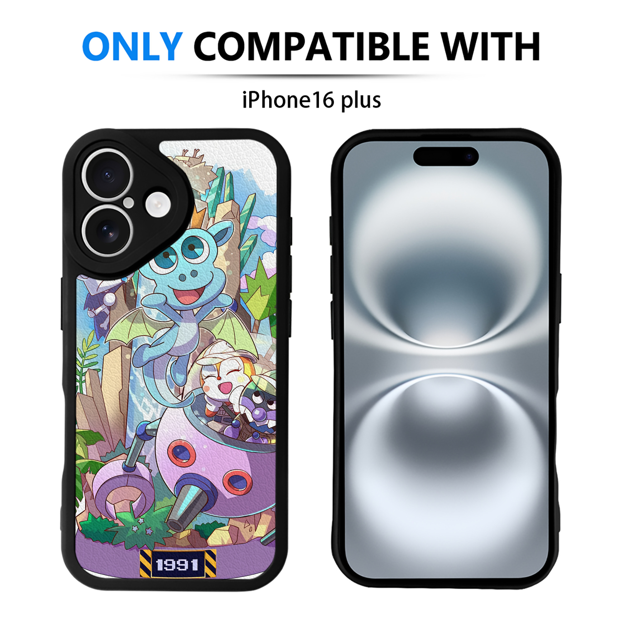 （画像用） アンパンマン Anpanman 【iPhone 16シリーズ対応】シリコンスマホケース（レザー調） 材質：シリコン